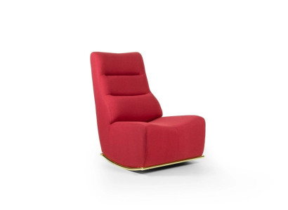Luxury Red Armchair Living room Upholstery Seat Modern Seat Furniture Designer